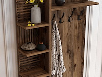 Viyana d kapstok | 100% melamine | walnoot - afbeelding 4 van  6