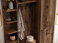Viyana da kapstok | 100% melamine | walnoot - afbeelding 5 van  7