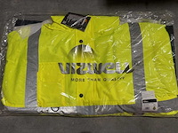 Vizwell - vwjk44 - 5 in 1 parka hi vis yellow maat 2xl (4x) - afbeelding 2 van  2