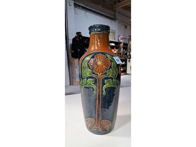 Vlaams aardewerk art nouveau - afbeelding 1 van  2