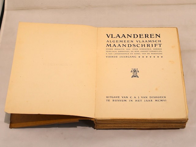 Vlaanderen algemeen vlaamsch maandschrift (1906) - afbeelding 5 van  10