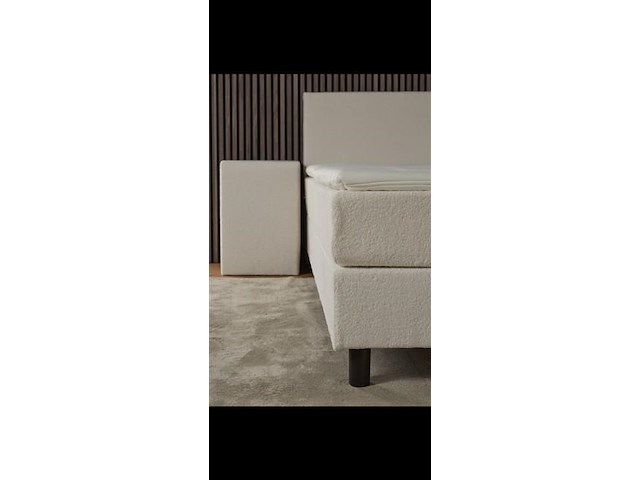 Vlakke boxspring serie teddy 160 x 200 - afbeelding 1 van  3