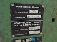 Vlakschaafmachine guilliet - afbeelding 8 van  8