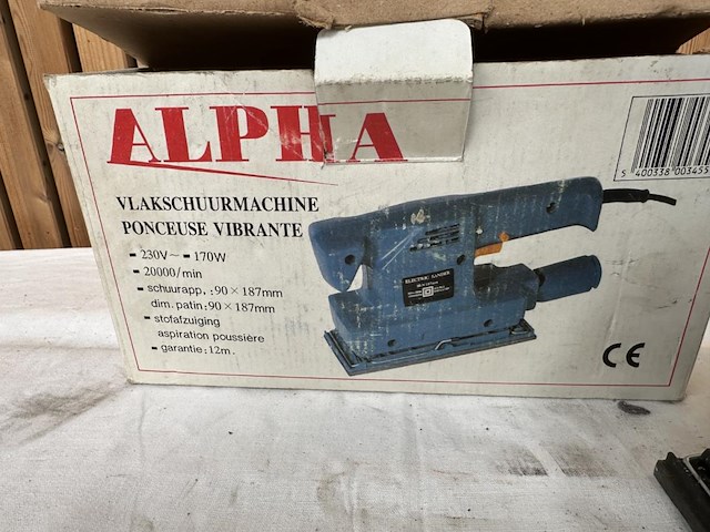 Vlakschuurmachine alpha - afbeelding 3 van  3