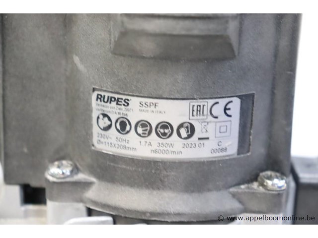 Vlakschuurmachine rupes sspf, werking niet gekend, 350w, bj 2023, werking niet gekend - afbeelding 3 van  3