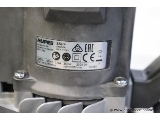 Vlakschuurmachine rupes sspf, werking niet gekend, 350w, bj 2024, werking niet gekend - afbeelding 3 van  3