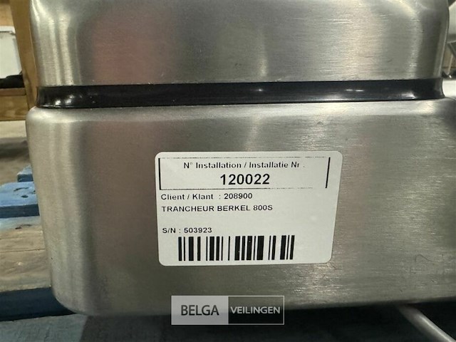 Vleessnijmachine berkel - afbeelding 7 van  9