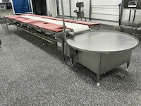 Vleesverwerkingslijn + verzameltafel - afbeelding 1 van  8