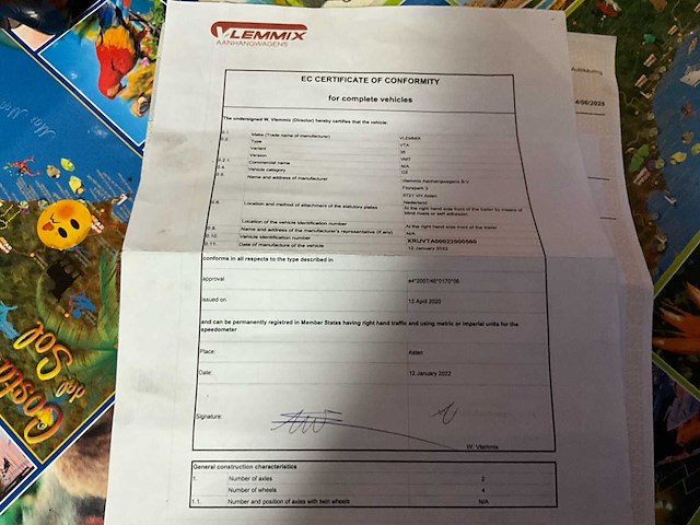 Vlemmix trailer vta35 aanhangwagen - afbeelding 18 van  25