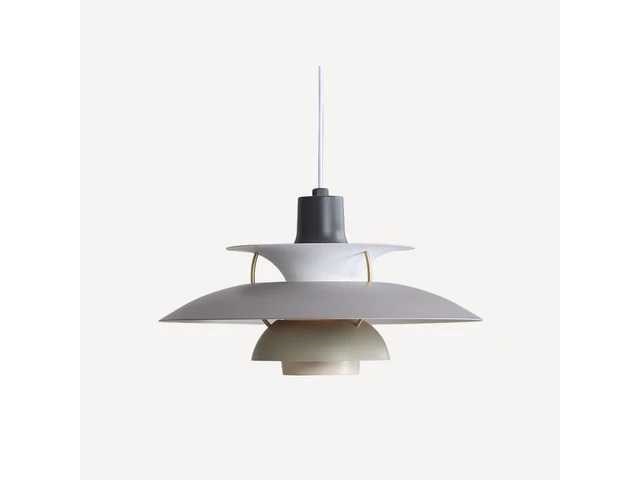 Vliegende hanglamp grijs met een diameter van 50 cm - afbeelding 1 van  2