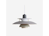Vliegende hanglamp grijs met een diameter van 50 cm - afbeelding 1 van  2