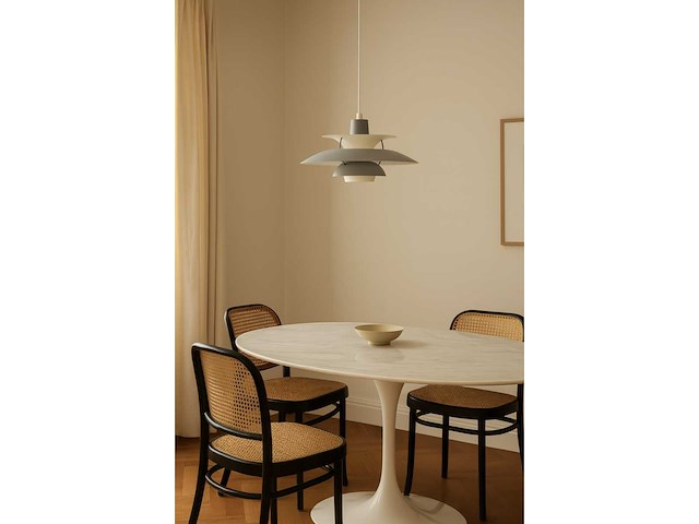 Vliegende hanglamp grijs met een diameter van 50 cm - afbeelding 2 van  2