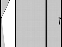 Vliegengaas magnetisch 152*205cm - afbeelding 2 van  4
