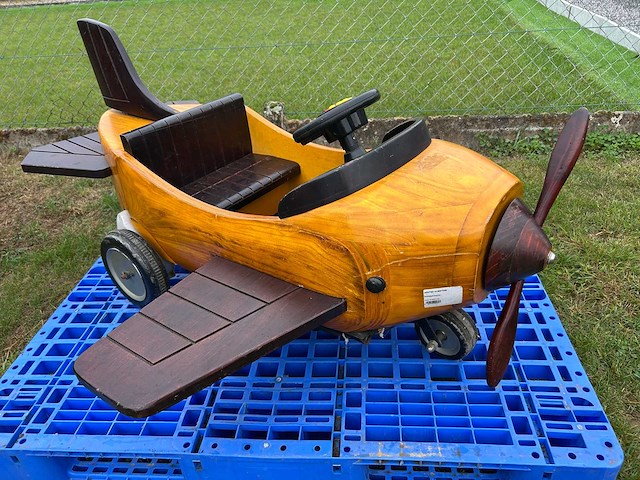 Vliegtuig - vintage speelgoed - afbeelding 1 van  8