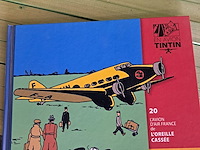 Vliegtuig kuifje met figuur+boek l'oreille cassée - afbeelding 4 van  5