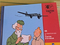 Vliegtuig kuifje met figuur+boek sceptre d'ottokar - afbeelding 4 van  5