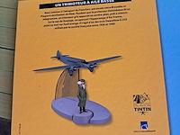 Vliegtuig kuifje met figuur+boek sceptre d'ottokar - afbeelding 5 van  5