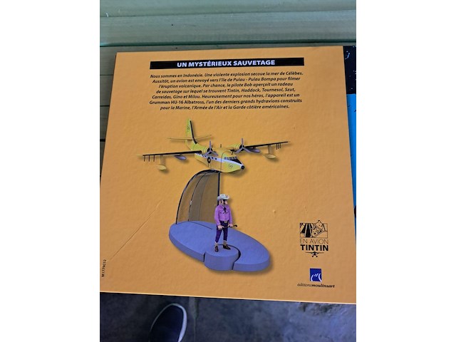 Vliegtuig kuifje met figuur+boek vol 714 pour sydney - afbeelding 5 van  5