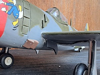 Vliegtuig republic p-47 thunderbolt wo2 us army air toegegeven aan de 56 ste jachtgroep l 750mm b 470mm h 160mm - afbeelding 7 van  8