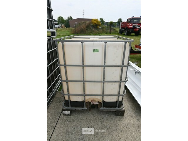 Vloeistaftank 1000 liter + kooi - afbeelding 2 van  3