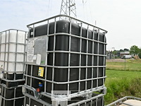 Vloeistaftank 1000 liter + kooi - afbeelding 1 van  3