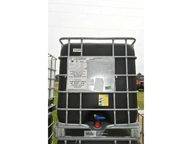 Vloeistaftank 1000 liter + kooi - afbeelding 2 van  3
