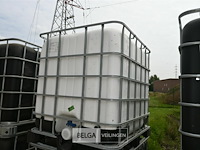 Vloeistaftank 1000 liter + kooi - afbeelding 1 van  4