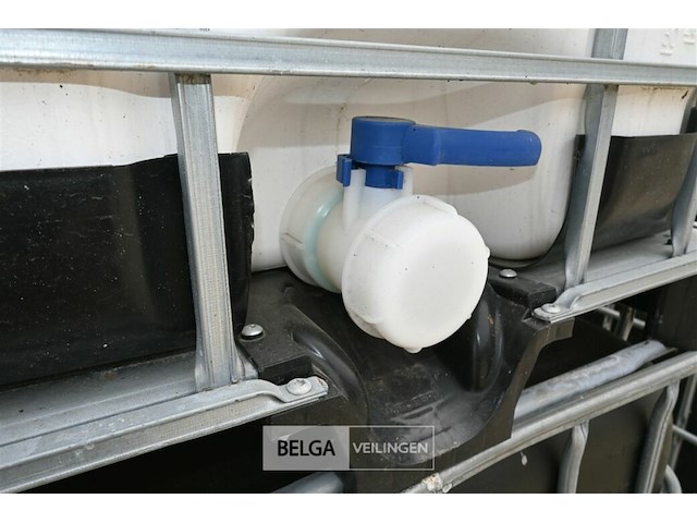 Vloeistaftank 1000 liter + kooi - afbeelding 3 van  4