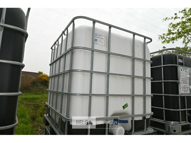 Vloeistaftank 1000 liter + kooi - afbeelding 4 van  4