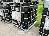 Vloeistaftank 1000 liter + kooi - afbeelding 1 van  4