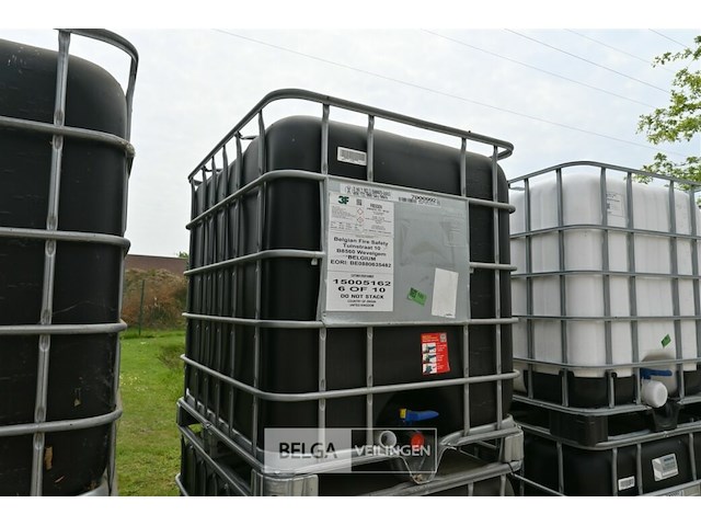 Vloeistaftank 1000 liter + kooi - afbeelding 1 van  4