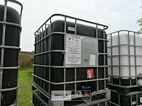 Vloeistaftank 1000 liter + kooi - afbeelding 1 van  4