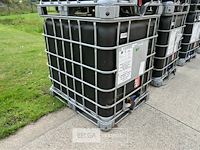 Vloeistaftank 1000 liter + kooi - afbeelding 1 van  4