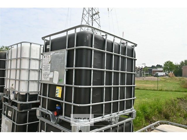 Vloeistoftank 1000 liter + kooi - afbeelding 1 van  3