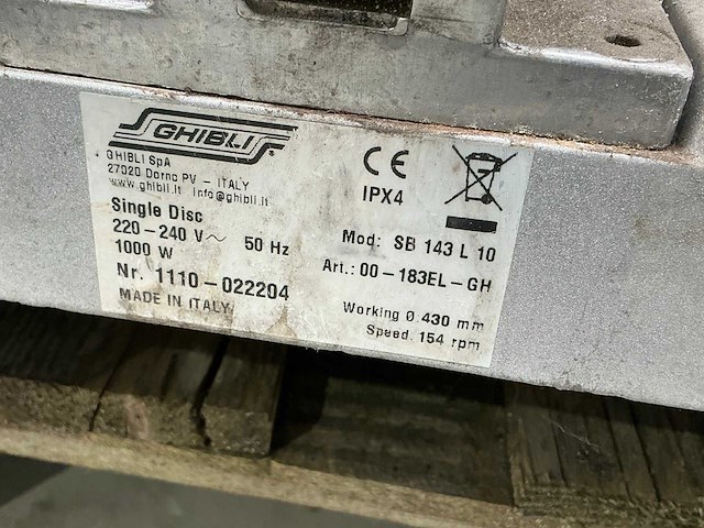 Vloerbehandelingsmachines (6x) - afbeelding 8 van  9