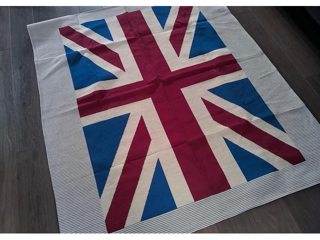 Vloerkleed met britse vlag maat : 160x130 - afbeelding 1 van  2