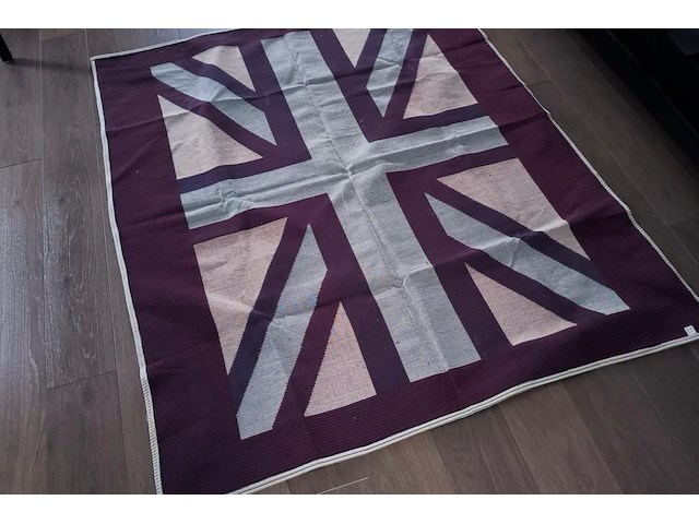 Vloerkleed met britse vlag maat : 160x130 - afbeelding 2 van  2