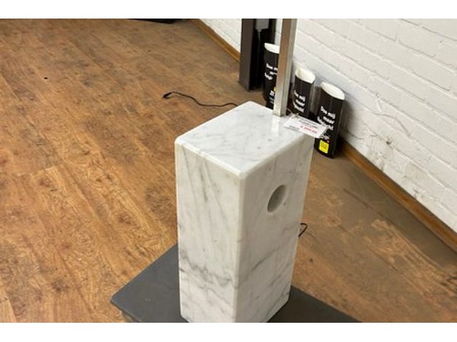 Vloerlamp met marmeren voet d' arta - afbeelding 3 van  7