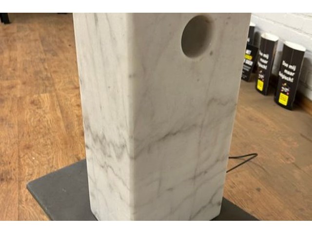 Vloerlamp met marmeren voet d' arta - afbeelding 4 van  7