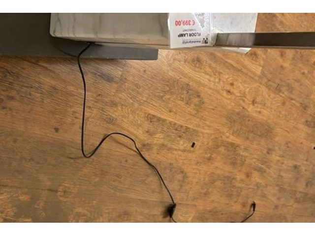 Vloerlamp met marmeren voet d' arta - afbeelding 6 van  7