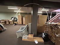 Vloerlamp met marmeren voet d'arta - afbeelding 1 van  5