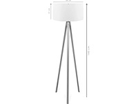 Vloerlampen, groen, mdf, 38 x 38 x 140 cm - afbeelding 2 van  2