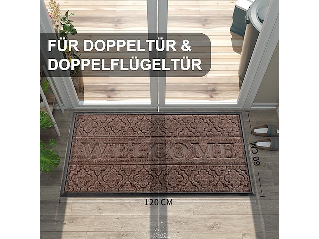 Vloermat buiten 120*80 welcome - afbeelding 6 van  7