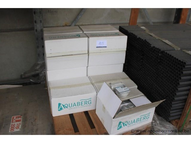 Vloerputten aquaberg 100 x 100 mm, verpakt in dozen - afbeelding 1 van  2