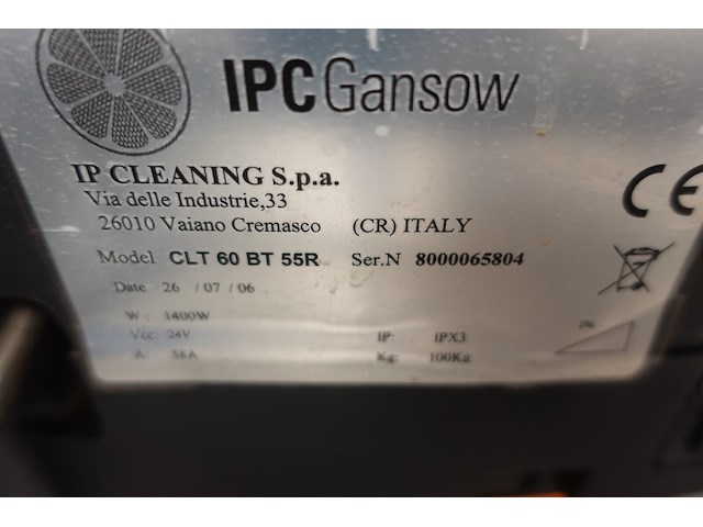 Vloerschrobmachine ipc gansow - afbeelding 7 van  11