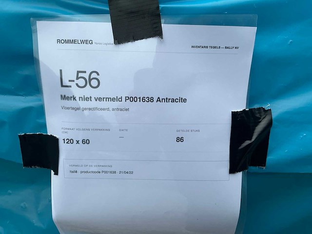 Vloertegel 1200x600mm (86x) - afbeelding 2 van  3