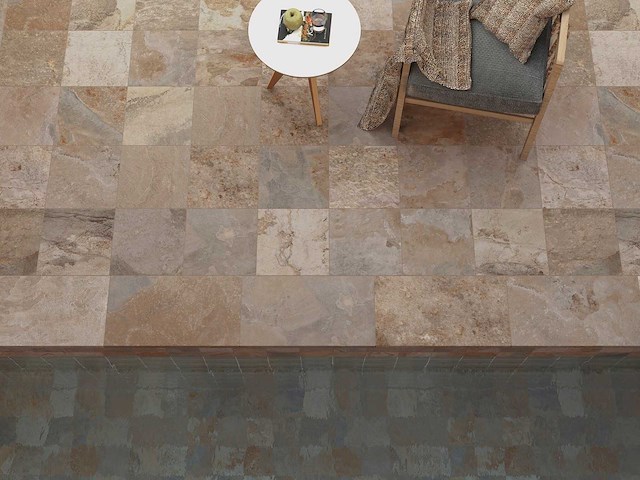 Vloertegel 127,68m² woestijnbeige antislip 33,3x33,3cm - afbeelding 1 van  12