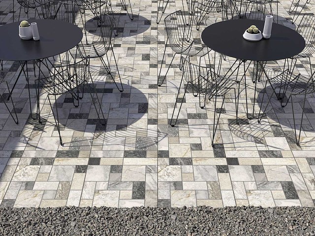 Vloertegel 138,24m² cave grey antislip 60x60cm - afbeelding 1 van  7