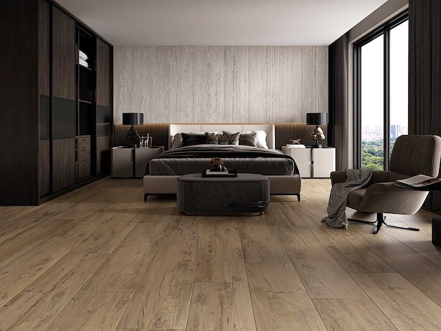 Vloertegel 144m² hout keila elm 30x120cm - afbeelding 1 van  8