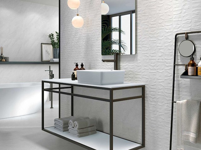 Vloertegel 145,8m² clint white 90x90cm - afbeelding 1 van  5